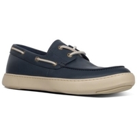 Chaussures Homme Mocassins FitFlop LAWRENCE BOAT SHOES MIDNIGHT NAVY CO Noir