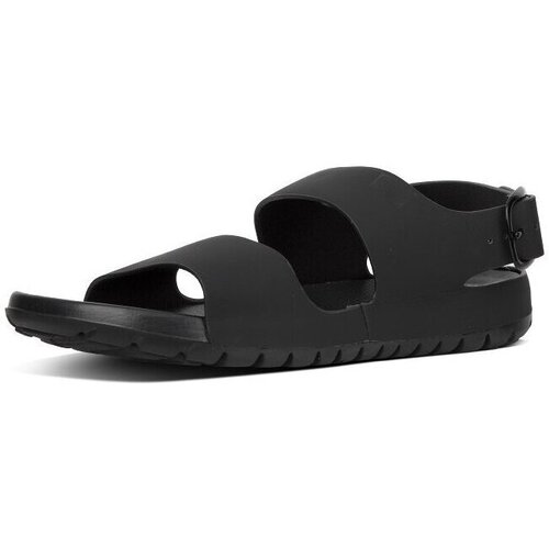 Chaussures Homme WSRMCGW et Nu-pieds FitFlop LIDO TM BACK-STRAP SANDALS IN NEOPRENE BLACK Noir