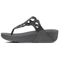 Chaussures Femme Tongs FitFlop BUMBLE CRYSTAL TOE POST PEWTER es Noir