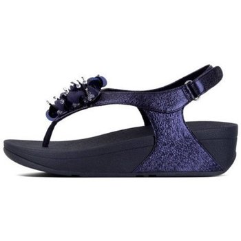 Chaussures Femme Tongs FitFlop BOOGALOO TM BACK STRAP SANDAL -MIDNIGHT NAVY es Noir