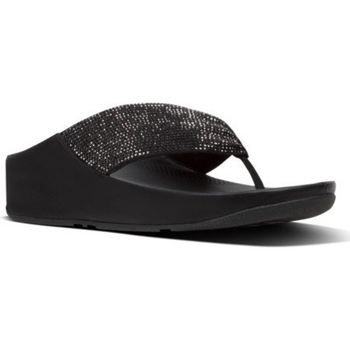 Chaussures Femme Tongs FitFlop TWISS CRYSTAL BLACK CO Noir