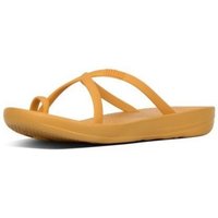 Chaussures Femme Tongs FitFlop iQUSION WAVE SLIDES - BAKED YELLOW es Noir