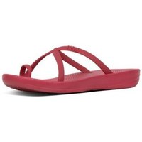 Chaussures Femme Tongs FitFlop iQUSION WAVE SLIDES - IRON RED es Noir