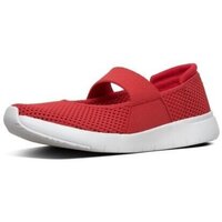 Chaussures Femme Ballerines / babies FitFlop AIRMESH MARY JANES - PASSION RED Doré