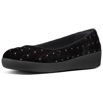 Chaussures Femme Ballerines / babies FitFlop QUILTED STARS - BLACK BLACK