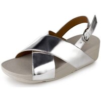 Chaussures Femme Hush Puppies Grey Good Lace Shoes FitFlop LULU TM CROSS BACK-STRAP SANDALS SILVER MIRROR Noir