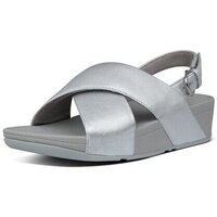 Chaussures Femme Sandales et Nu-pieds FitFlop LULU LEATHER BACK-STRAP SANDALS SILVER SILVER