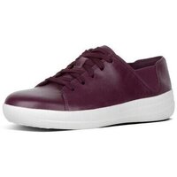 Chaussures Femme Baskets basses FitFlop F-SPORTY TM LACE UP SNEAKER LEATHER DEEP PLUM Noir