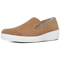 Chaussures Femme Mocassins FitFlop SUPERSKATE TM PERF - SOFT BROWN SUEDE SOFT BROWN SUEDE