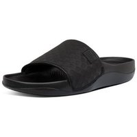 Chaussures Femme Mules FitFlop BEACH POOL SLIDES ALL BLACK Doré