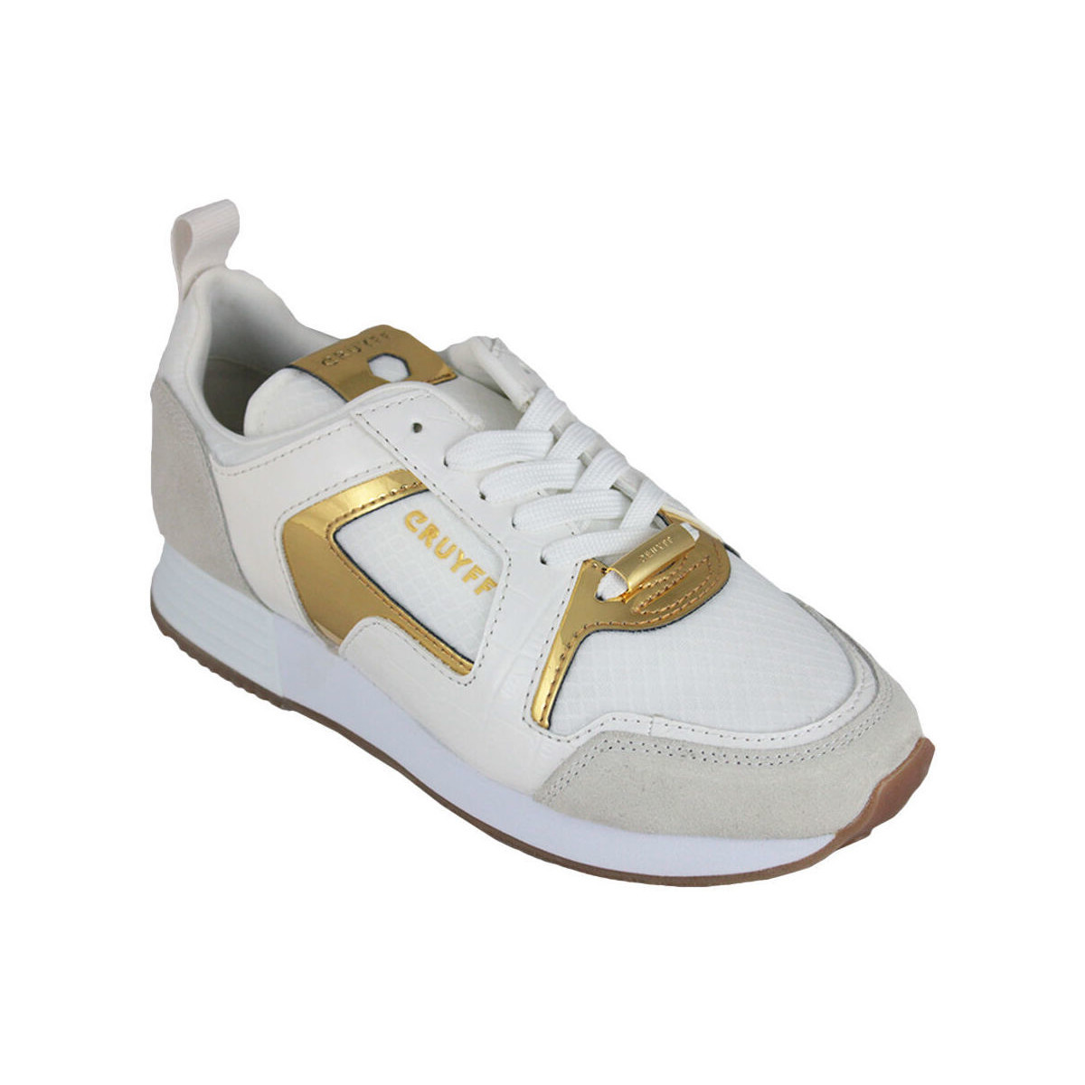Chaussures Femme Baskets mode Cruyff Lusso CC5041201 310 White/Gold Blanc