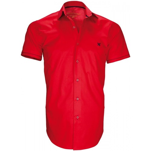 Vêtements Homme Chemises manches courtes Andrew Mc Allister chemisette mode new pacifique rouge Rouge