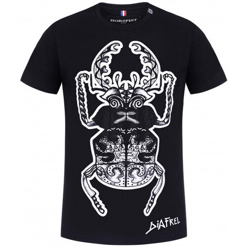 Vêtements For T-shirts & Polos Horspist BEETLE Noir