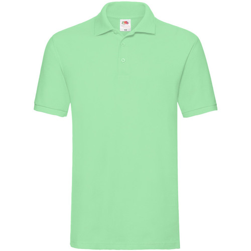 Vêtements Homme Polos manches courtes Fruit Of The Loom 63218 Vert