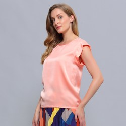 Vêtements Femme Tops / Blouses Smart & Joy Tilleul Saumon