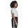 Vêtements Femme T-shirts manches courtes adidas solo Originals Crop Top Noir, Blanc