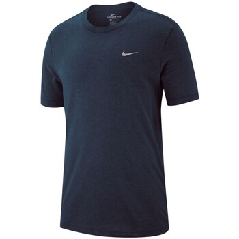 Vêtements Homme T-shirts Grey manches courtes Nike Drifit Graphite