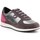 Chaussures Femme Baskets basses Geox D Avery Marron, Argent, Rose