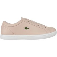 Chaussures Femme Baskets basses Lacoste Straightset Lace 317 3 Caw Beige