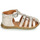 Chaussures Fille Sandales et Nu-pieds GBB PERLE Blanc / Rose