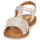 Chaussures Fille Sandales et Nu-pieds GBB FARENA Blanc / Rose gold
