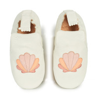 Chaussures Fille Chaussons Easy Peasy BLUBLU COQUILLE Blanc