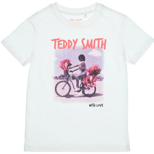 Vêtements Femme Tee-shirt Ticlass Basic Mc Teddy Smith 31014700D Blanc