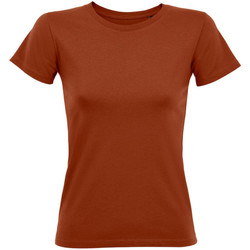 Vêtements Femme T-shirts manches courtes Sols 02758 Marron clair