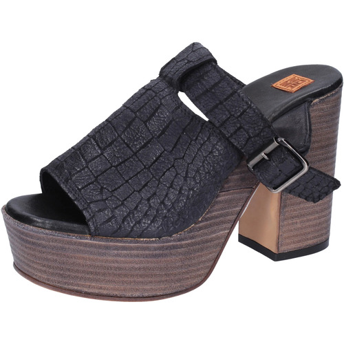 Sandales et Nu-pieds Moma BK101 Noir - Livraison Gratuite 