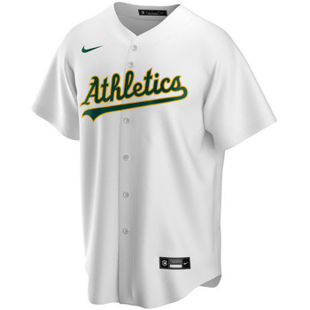 Vêtements T-shirts manches Pulse Nike Maillot de Baseball MLB Oaklan Multicolore
