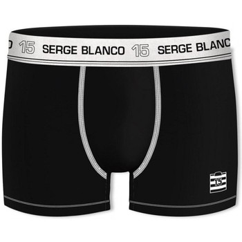 Serge Blanco Boxer Homme Coton CLAASS1 Noir Noir