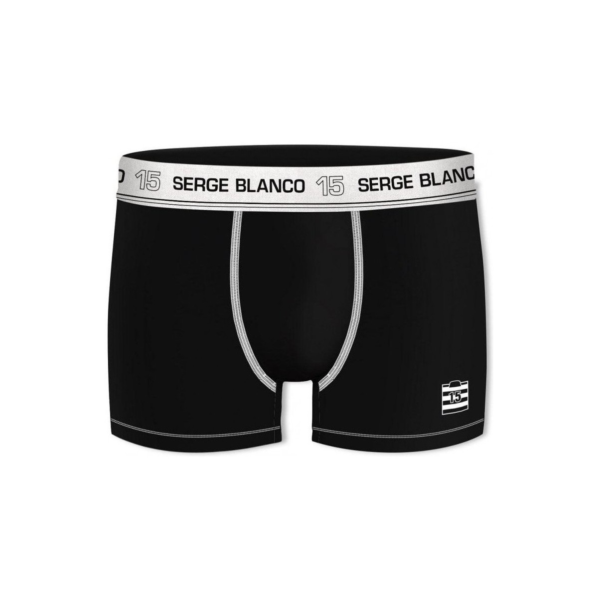 Sous-vêtements Homme Boxers Serge Blanco Boxer Homme Coton CLAASS1 Noir Noir