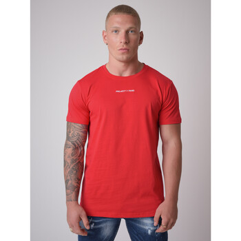 Vêtements Homme T-shirts & Polos DSQUARED2 logo-tape V-neck T-shirt Tee Shirt 2010138 Rouge