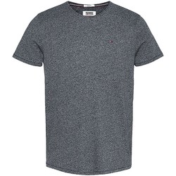 Vêtements Homme T-shirts stampa manches courtes Tommy Jeans Tee-shirt  ref_50089 Noir Noir