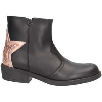 Boots enfant Dianetti Made In Italy I9889 Texano Enfant Noir / Nude