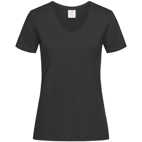 Vêtements Femme T-shirts manches longues Stedman  Noir