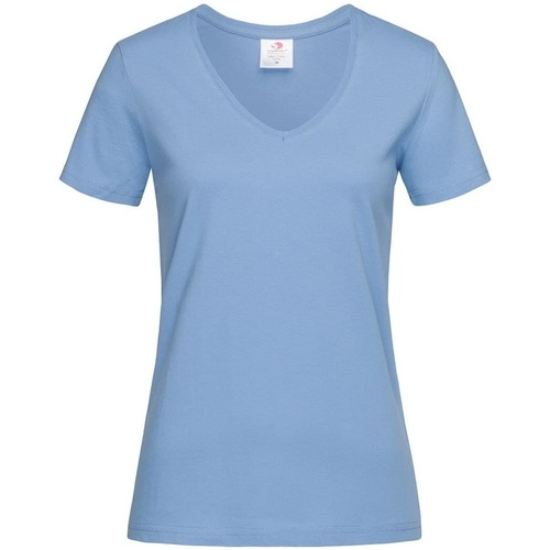 Vêtements Femme T-shirts pants manches longues Stedman AB279 Bleu