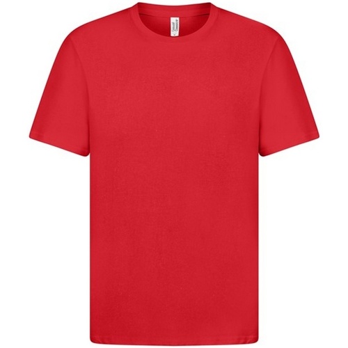 Vêtements Homme T-shirts manches longues Casual Classics AB261 Rouge