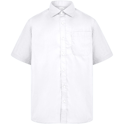 Vêtements Homme Chemises manches courtes Absolute Apparel AB118 Blanc
