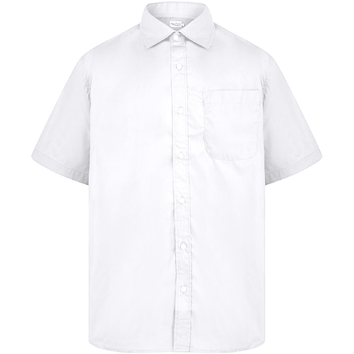 Vêtements Homme Chemises manches courtes Absolute Apparel AB118 Blanc