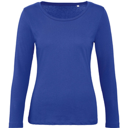 Vêtements Femme T-shirts chill manches longues B And C TW071 Bleu