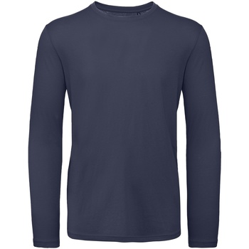 Vêtements Homme T-shirts manches longues B And C TM070 Bleu
