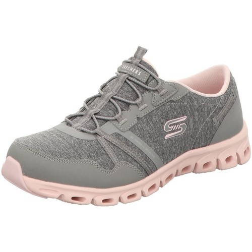 Chaussures Fille Baskets mode Skechers  Gris