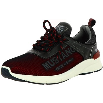 Baskets basses Mustang RON Rouge - Chaussures Baskets basses Homme 69 