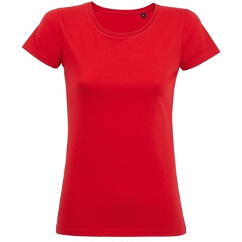 Vêtements Femme T-shirts manches longues Sols Milo Rouge