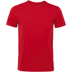 Vêtements T-shirts manches longues Sols 02855 Rouge
