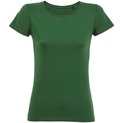 Vêtements Femme T-shirts manches courtes Sols 02077 Vert bouteille