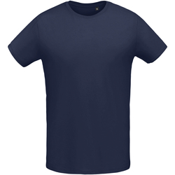 Vêtements T-shirts manches longues Sols 02855 Bleu