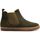 Chaussures Enfant Boots Ann Demeulemeester high-top leather sneakers Boni Kola - boots enfant en daim Vert