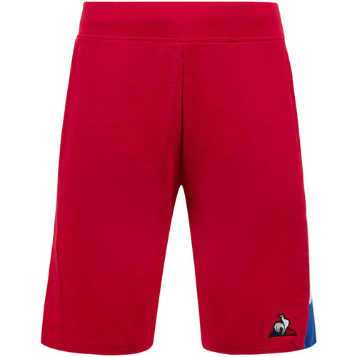 Vêtements Homme Shorts Faith / Bermudas Le Coq Sportif Short Tricolore Regular Rouge